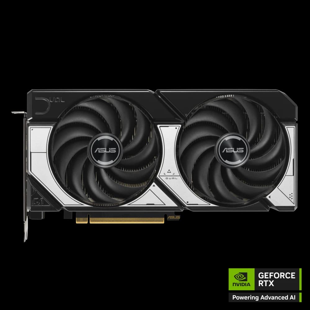 Dual GeForce RTX 5070 12GB OC view 1