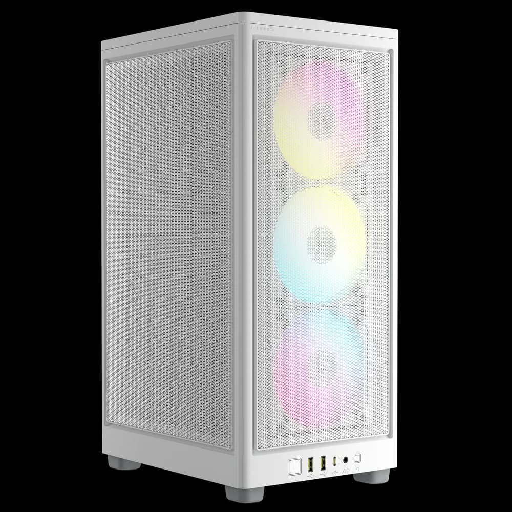 Corsair 2000D RGB Airflow Mini-ITX PC Case - White view 1