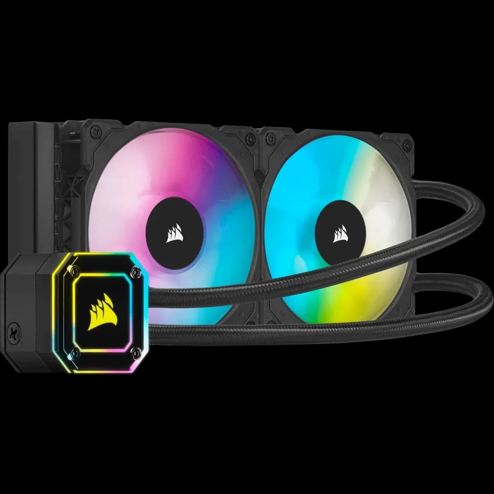 Corsair iCUE H100i ELITE CAPELLIX 240mm Liquid CPU Cooler view 1
