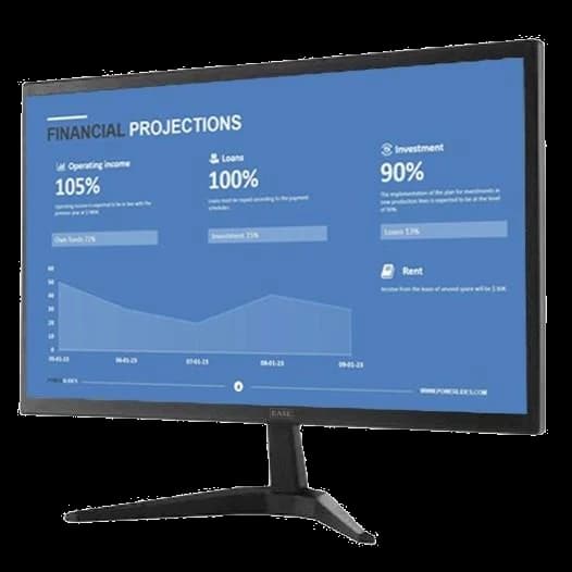 Ease Office Monitor 19 inch 100Hz FHD IPS Frameless view 1