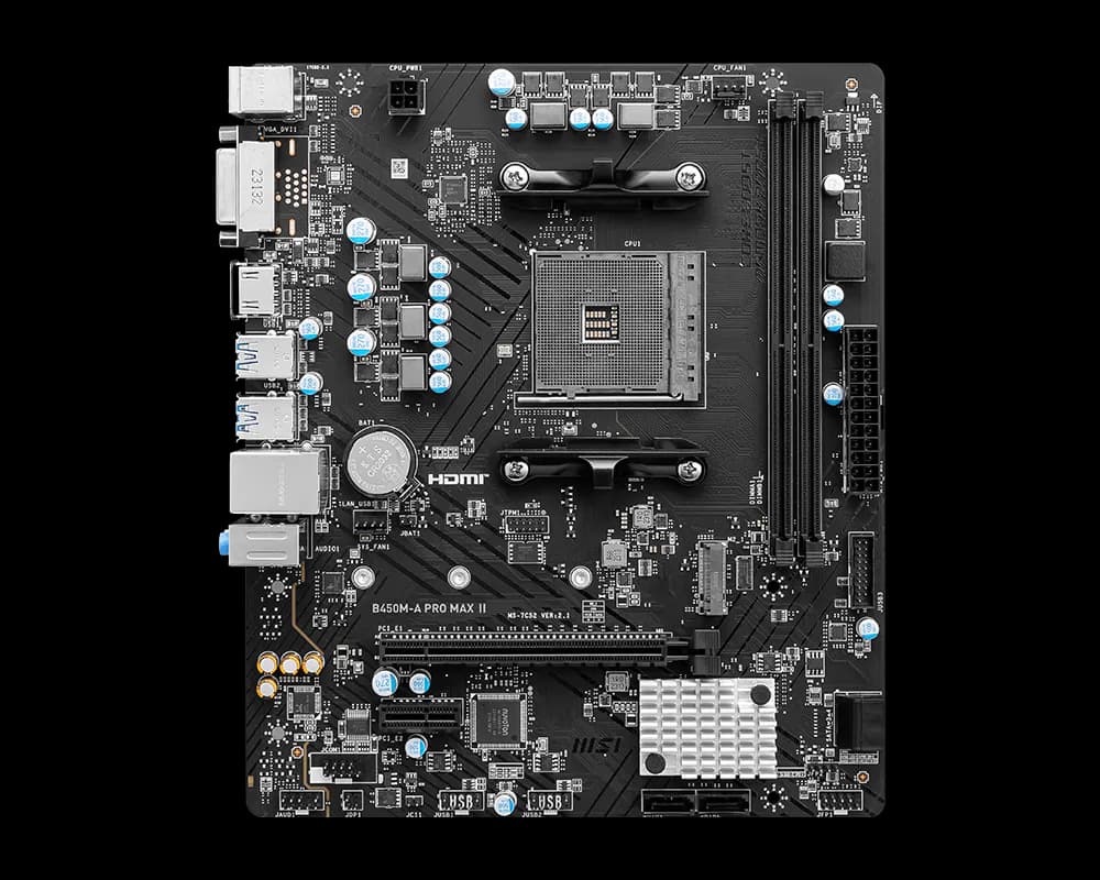 MSI B450M-A PRO MAX II view 1