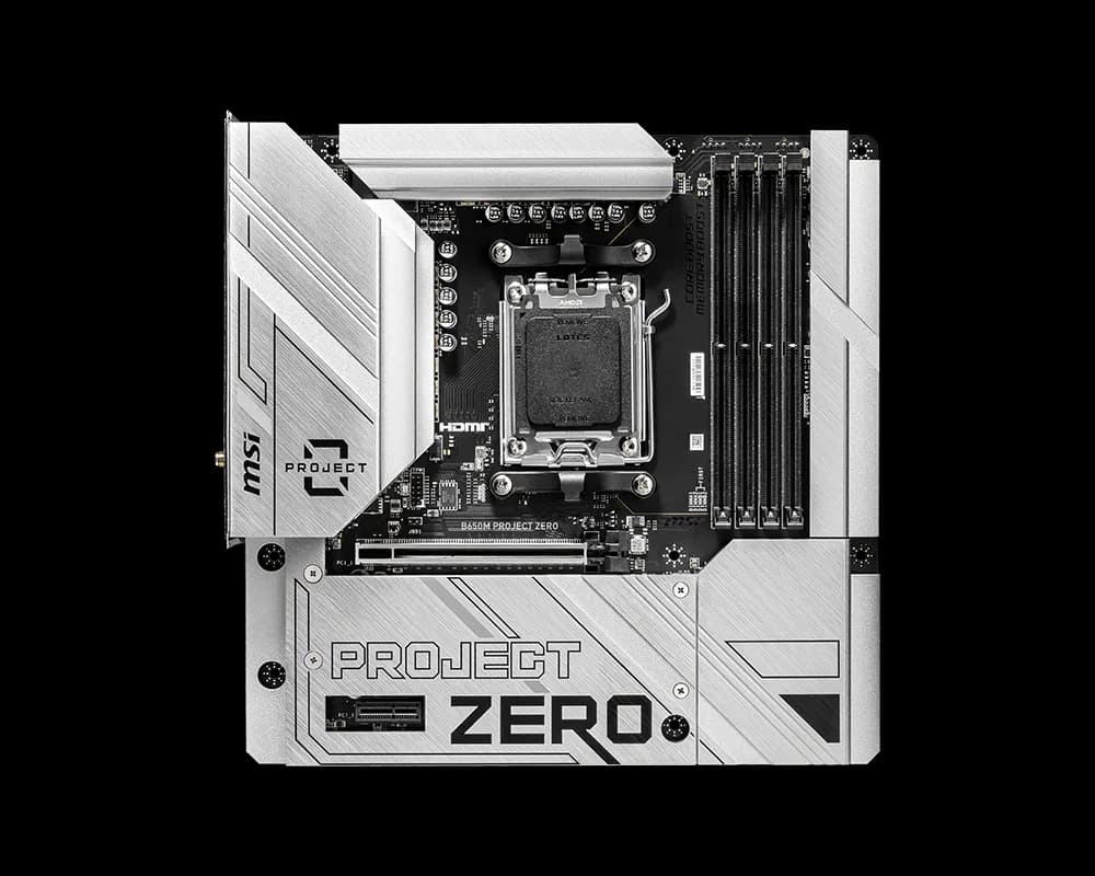 MSI B650M PROJECT ZERO view 1