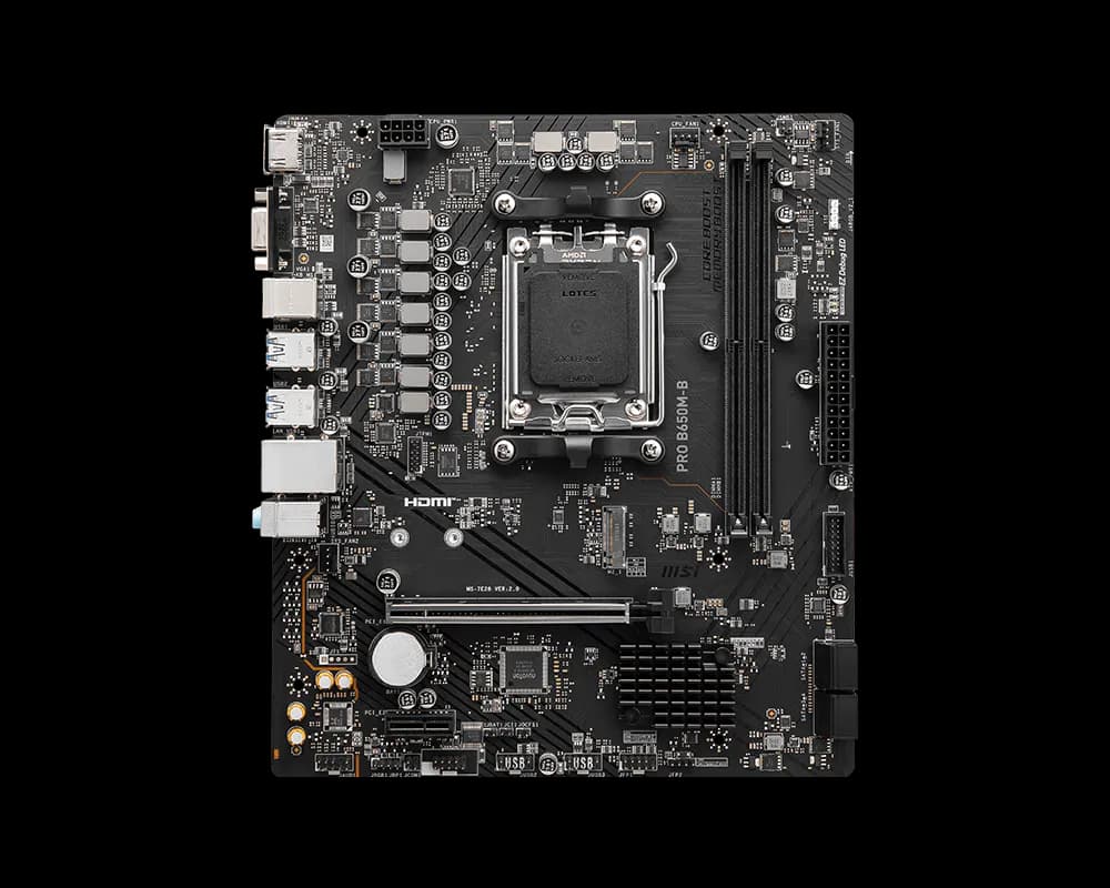 MSI PRO B650M-B view 1