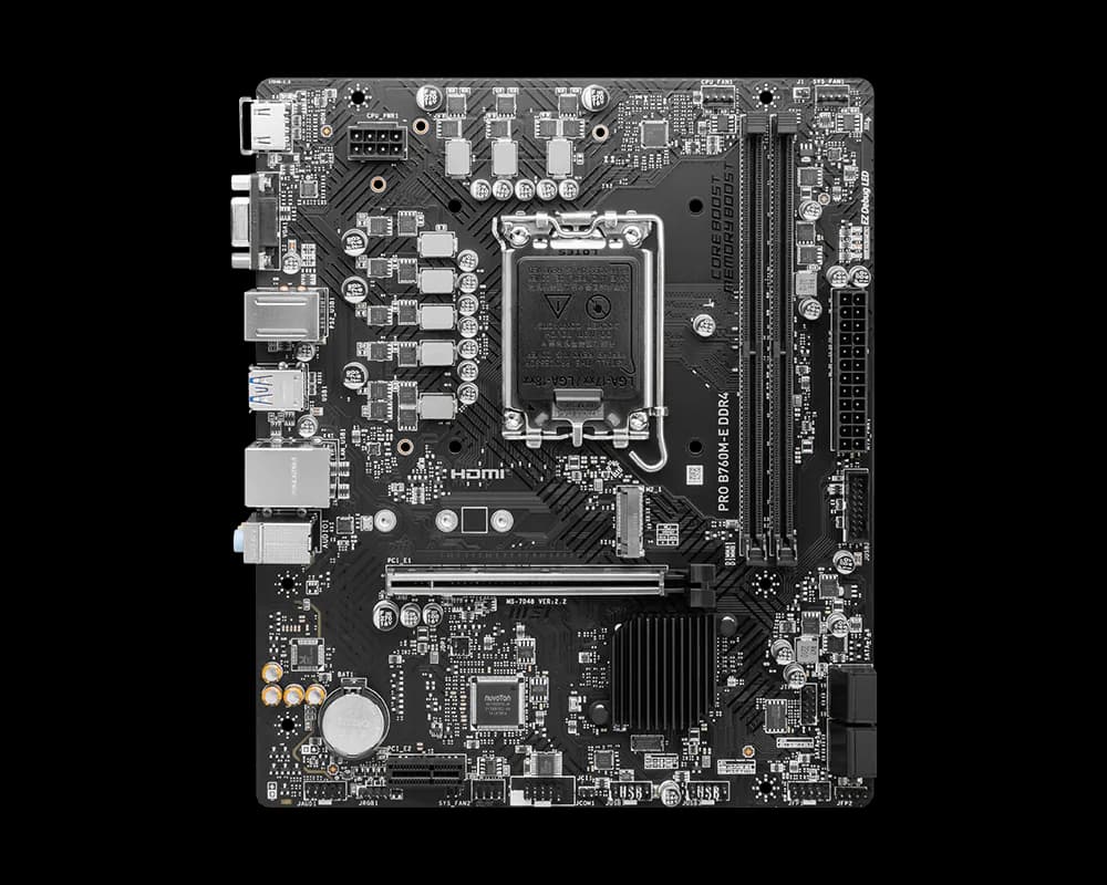 MSI PRO B760M-E DDR4 view 1
