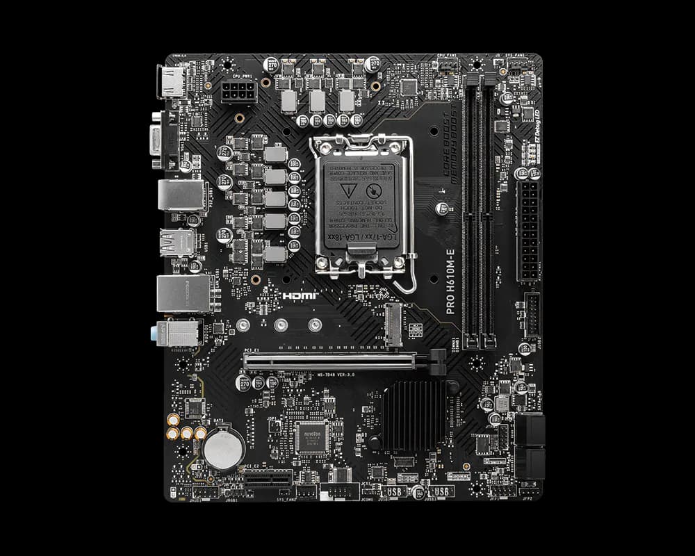 MSI PRO H610M-E DDR5 view 1