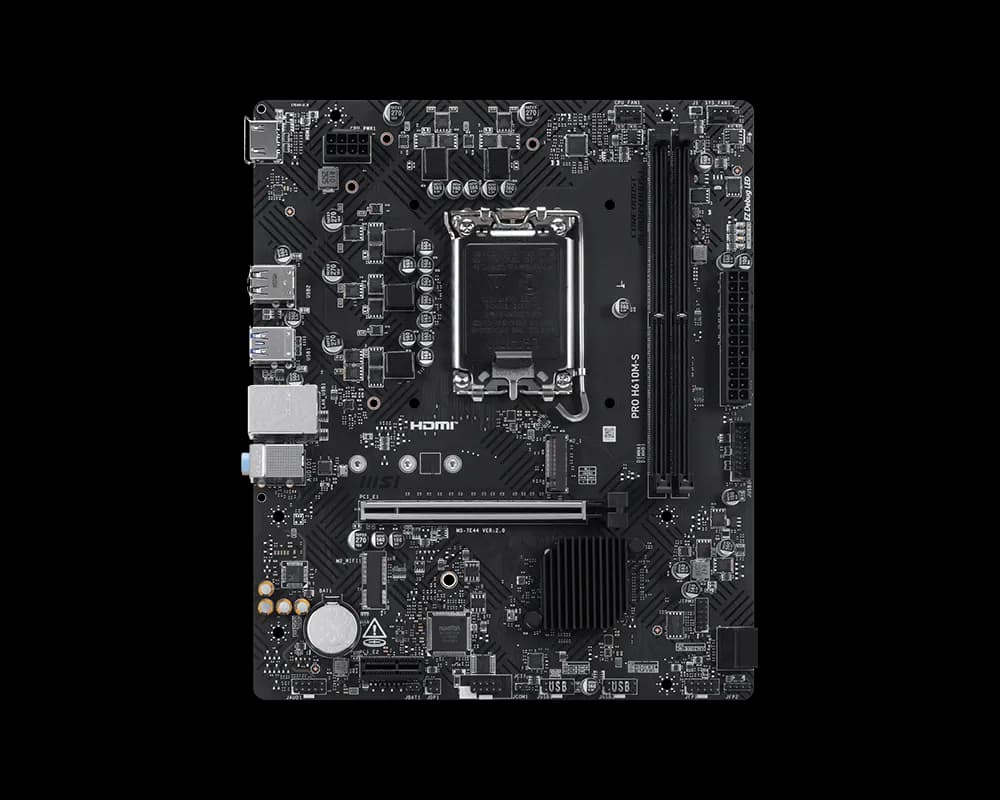 MSI PRO H610M-S DDR5 view 1