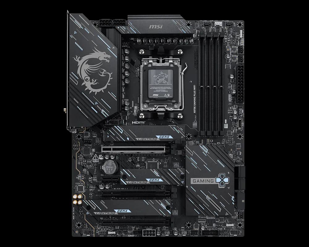 MSI X870E GAMING PLUS WIFI view 1