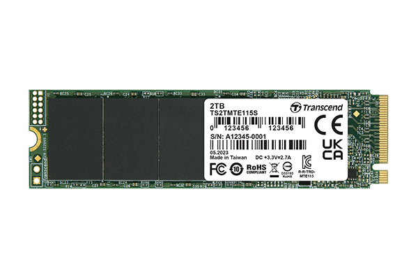 MTE115S M.2 2280 NVMe PCIe Gen3 x4 SSD view 1