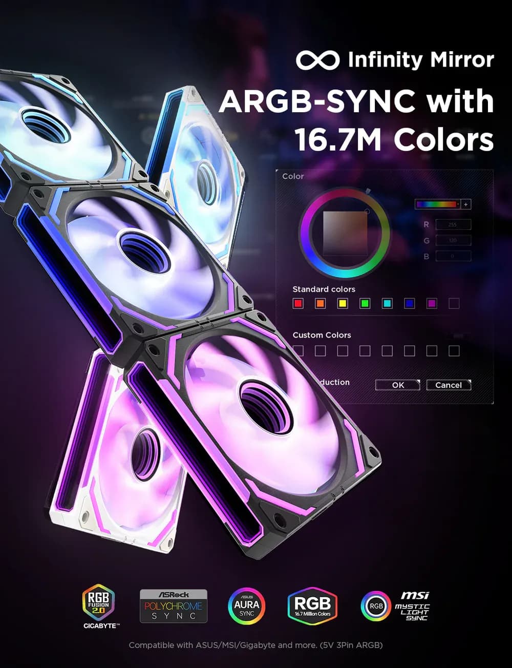 AsiaHorse CosmiQ ARGB Sync with 16.7M Colors