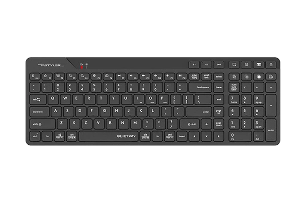 A4Tech FBK27C AS Fstyler Bluetooth & 2.4G Rechargeable Compact Keyboard view 1