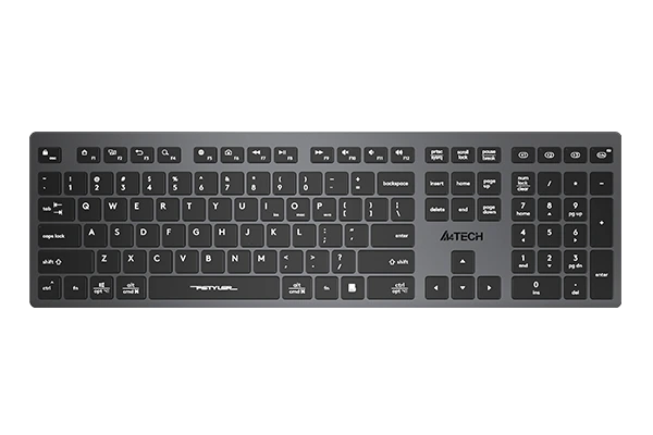 A4Tech FBX50C Fstyler Bluetooth & 2.4G Scissor Switch Rechargeable Keyboard view 1