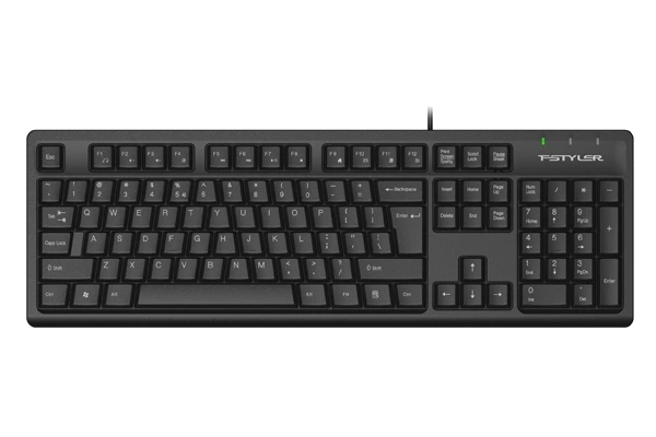 A4Tech FKS12 Fstyler Natural A FN Multimedia Wired Keyboard view 1