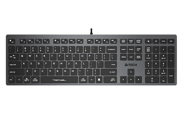 A4Tech FX50 Fstyler Low Profile Scissor Switch Keyboard view 1
