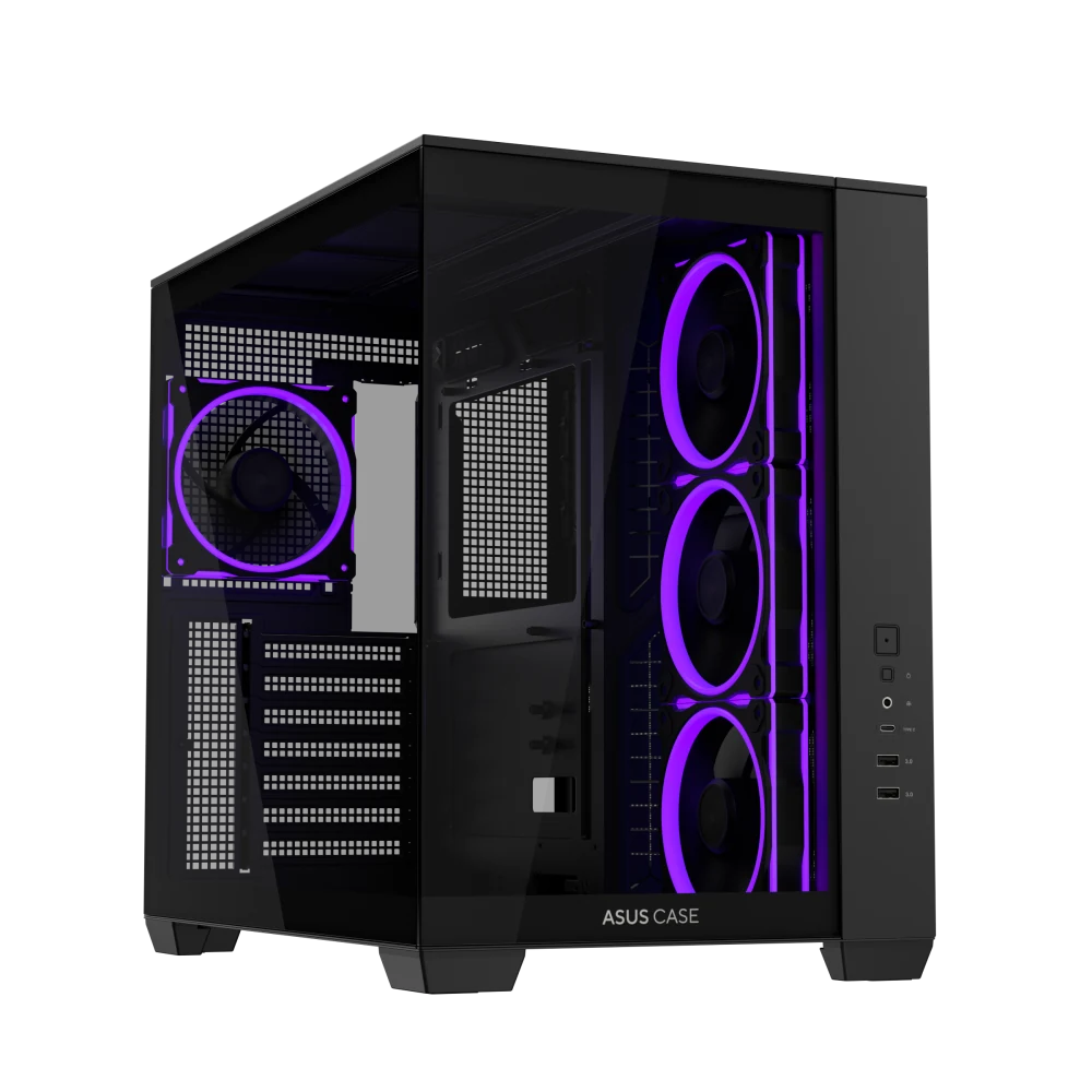 ASUS A32 Plus ARGB Case (Black) view 1