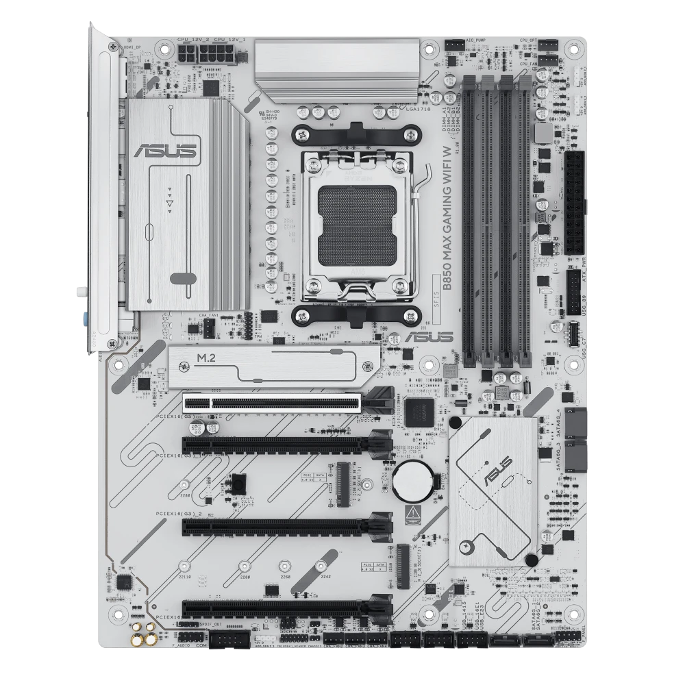 ASUS B850 MAX GAMING WIFI White view 1