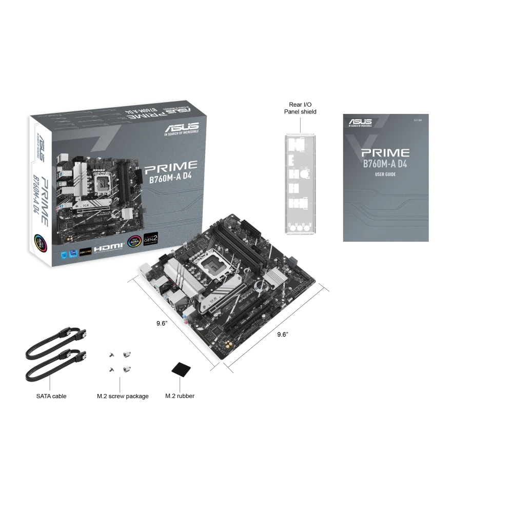 ASUS PRIME B760M-A D4 view 6
