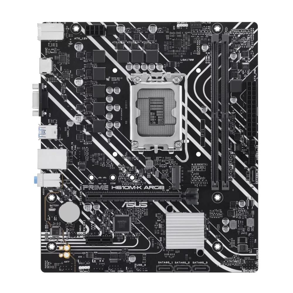 ASUS PRIME H610M-K ARGB D5 view 1