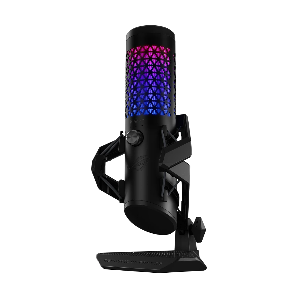 ASUS ROG Carnyx – front view angled from right in black edition