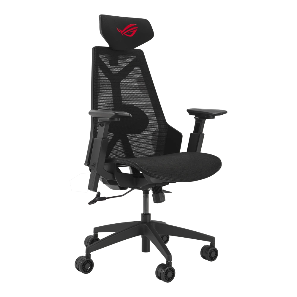ASUS ROG Destrier Core - The front view angled from left