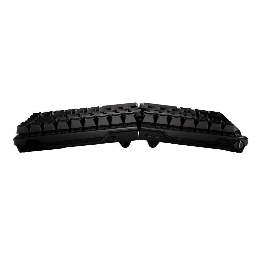 ASUS top view with keyboard feet placed in the middle
