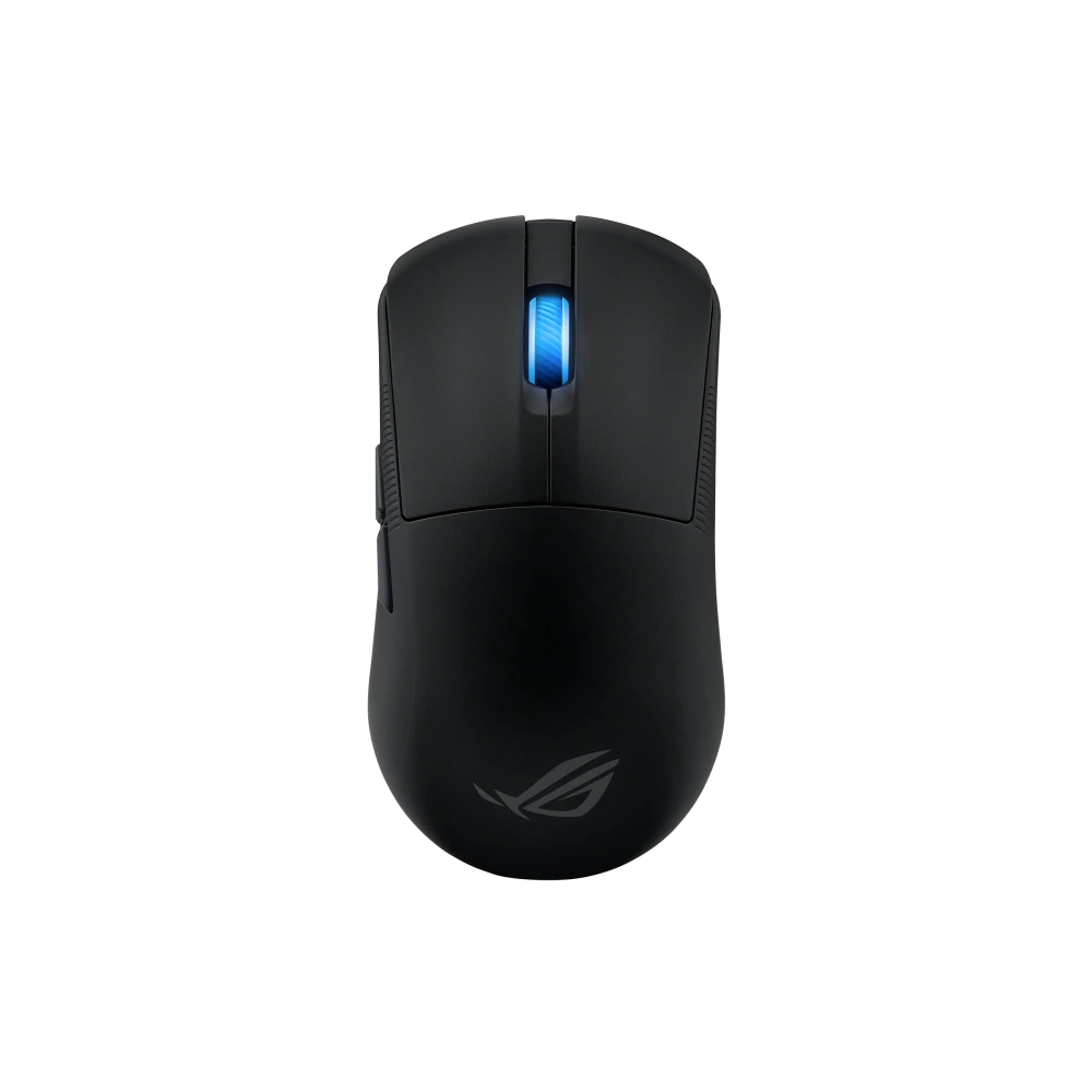 ASUS A top-down view of the black ROG Harpe Ace Mini