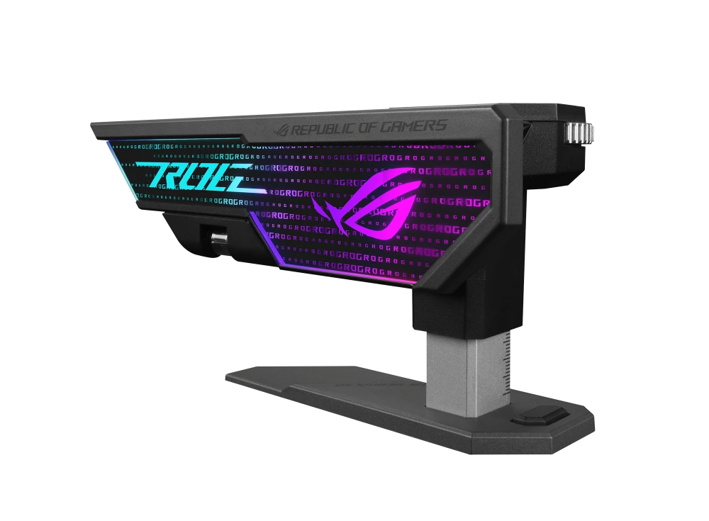 ASUS ROG Herculx side view, with AURA lighting