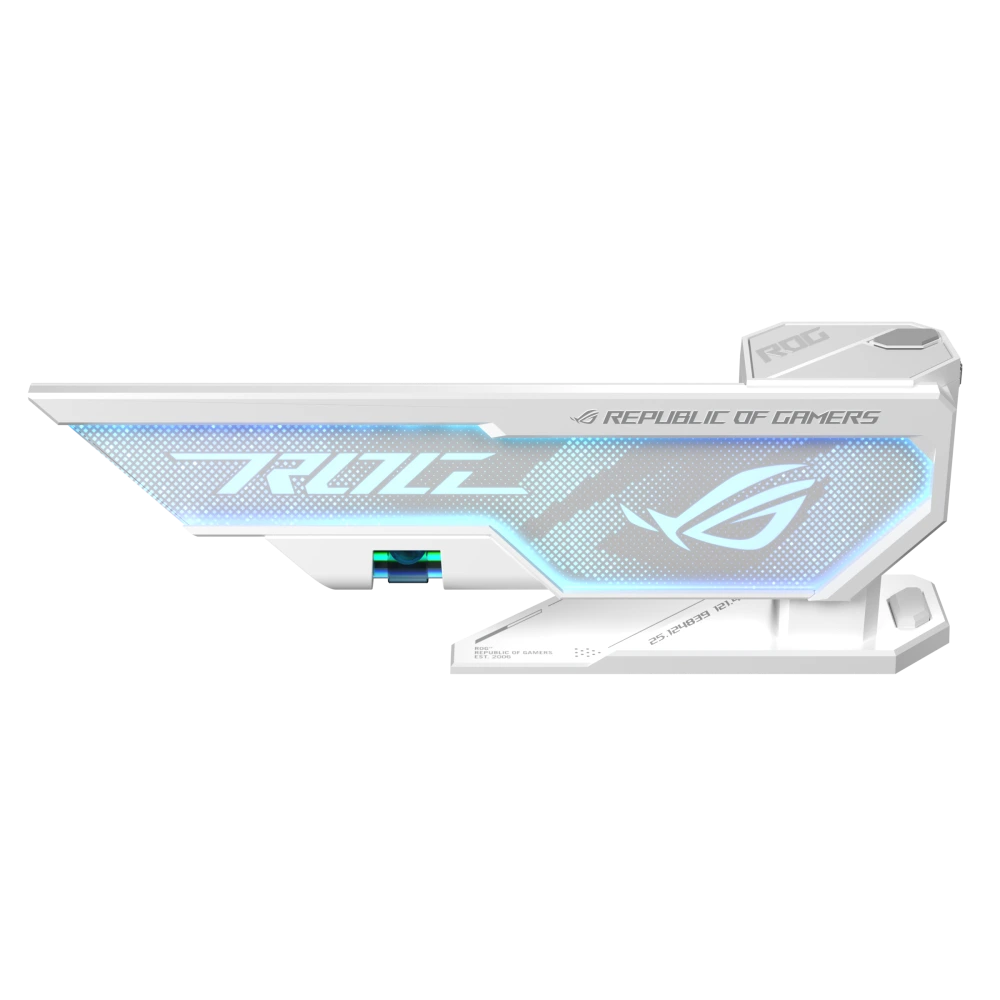 ASUS ROG Herculx White top-down view with bottom release