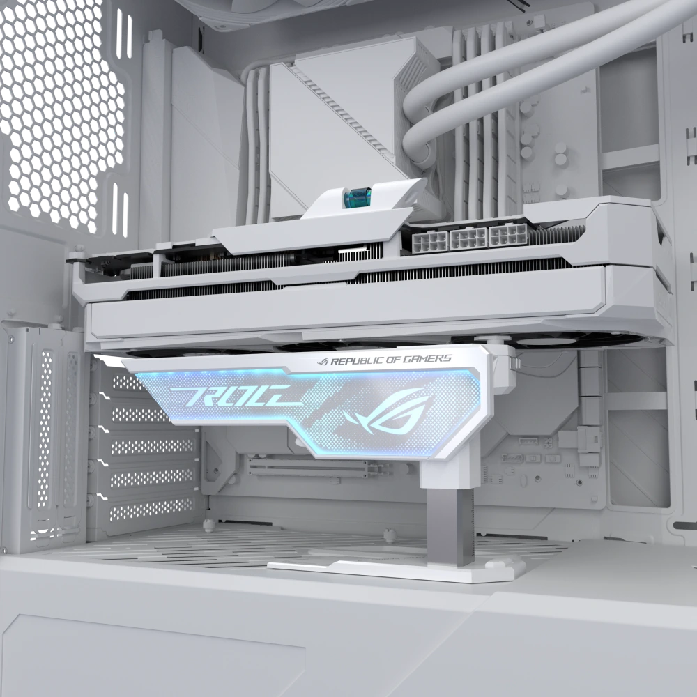 ASUS ROG Herculx White with spirit level
