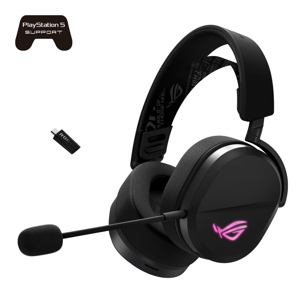 ASUS ROG Pelta Wireless Gaming Headset (Black) view 3
