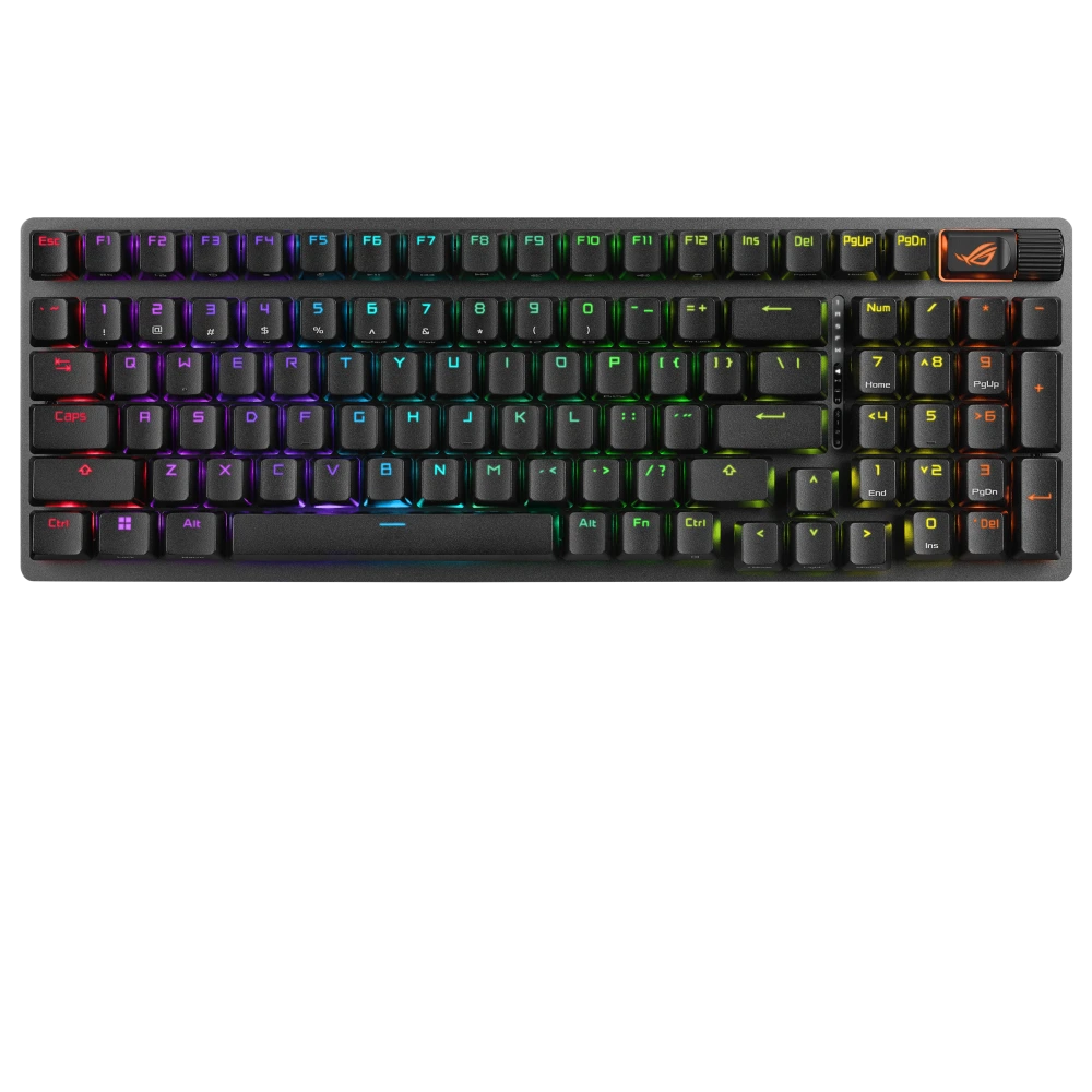 ASUS ROG Strix Scope II 96 Wireless – front view without wrist rest