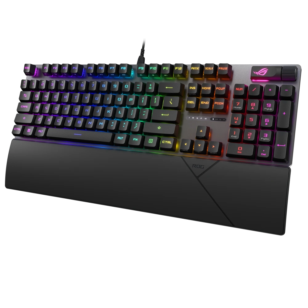 ASUS ROG Strix Scope II RX – angled view from right