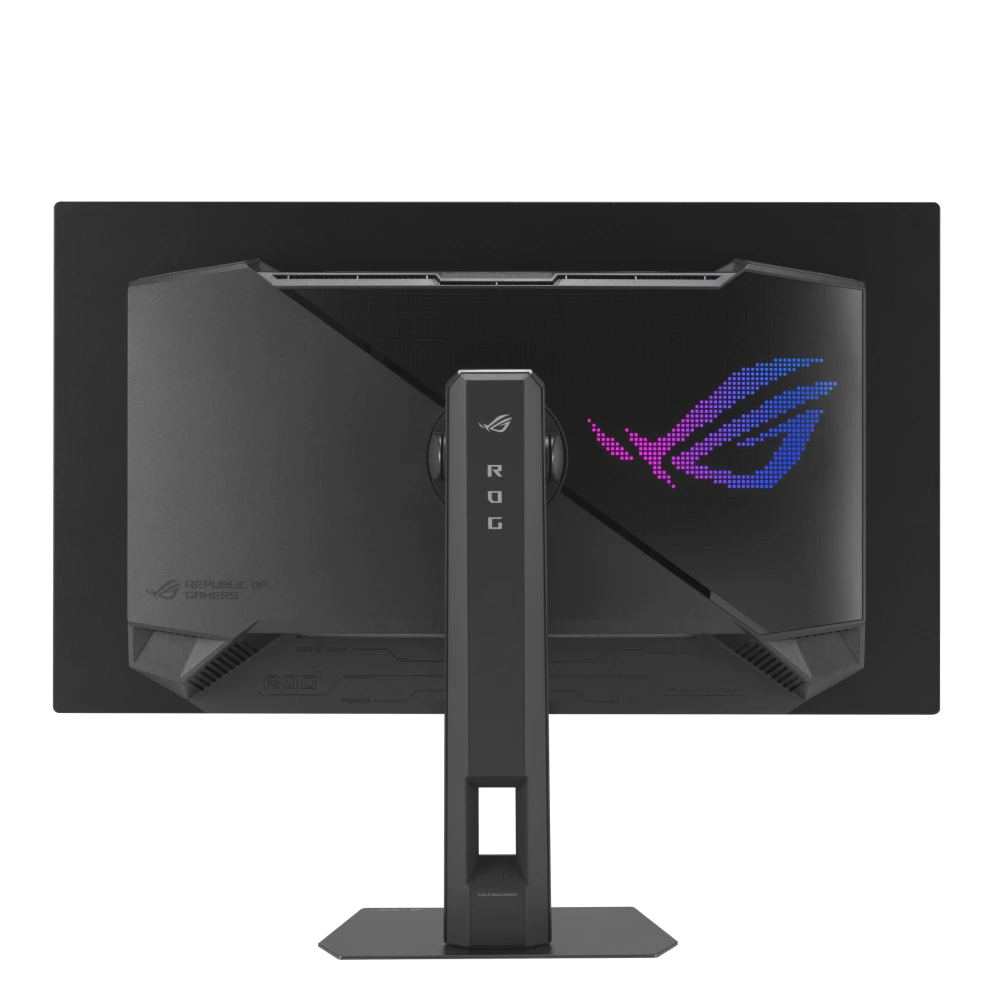 ASUS ROG Strix OLED XG27AQDPG rear view