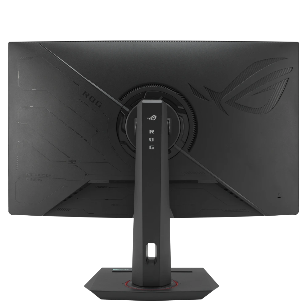 ASUS ROG Strix XG32WCMS rear view