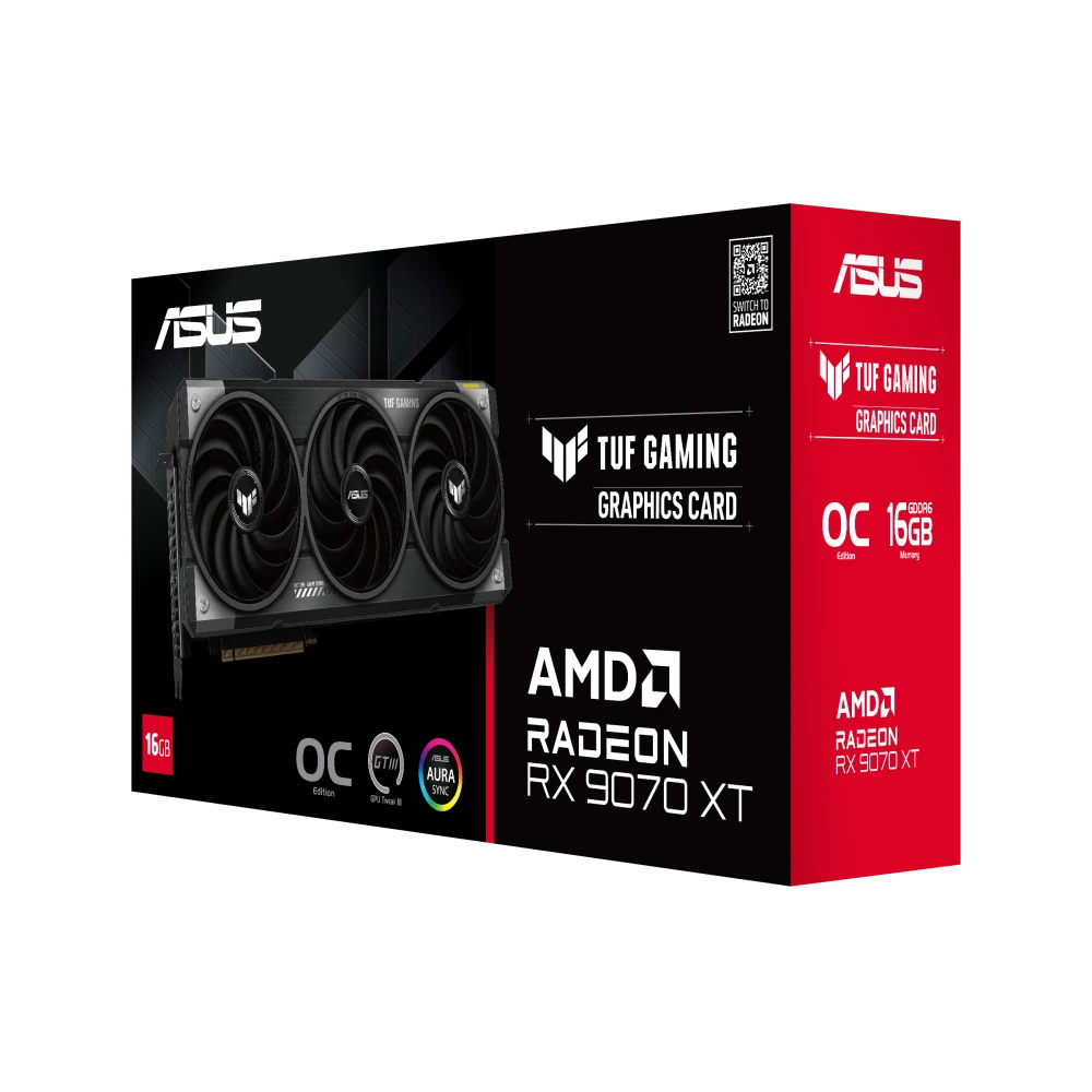 ASUS TUF Gaming Radeon RX 9070 XT 16GB OC view 11