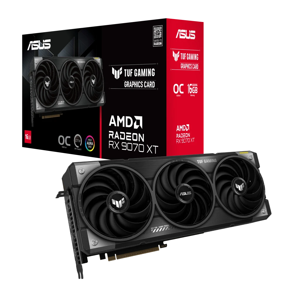 ASUS TUF Gaming Radeon RX 9070 XT 16GB OC view 12