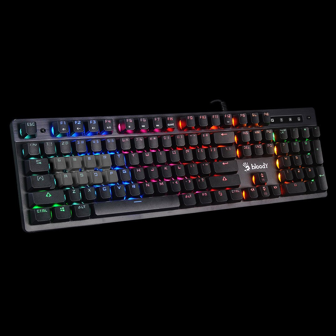 Bloody B500N Neon Mecha-Like Switch Gaming Keyboard view 3