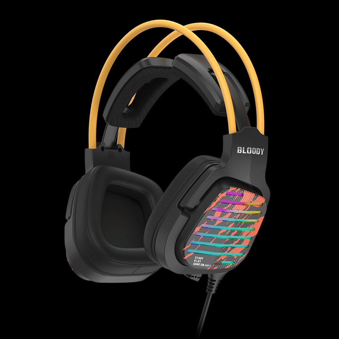 Bloody G565 Virtual 7.1 Surround Sound RGB Gaming Headphone view 1