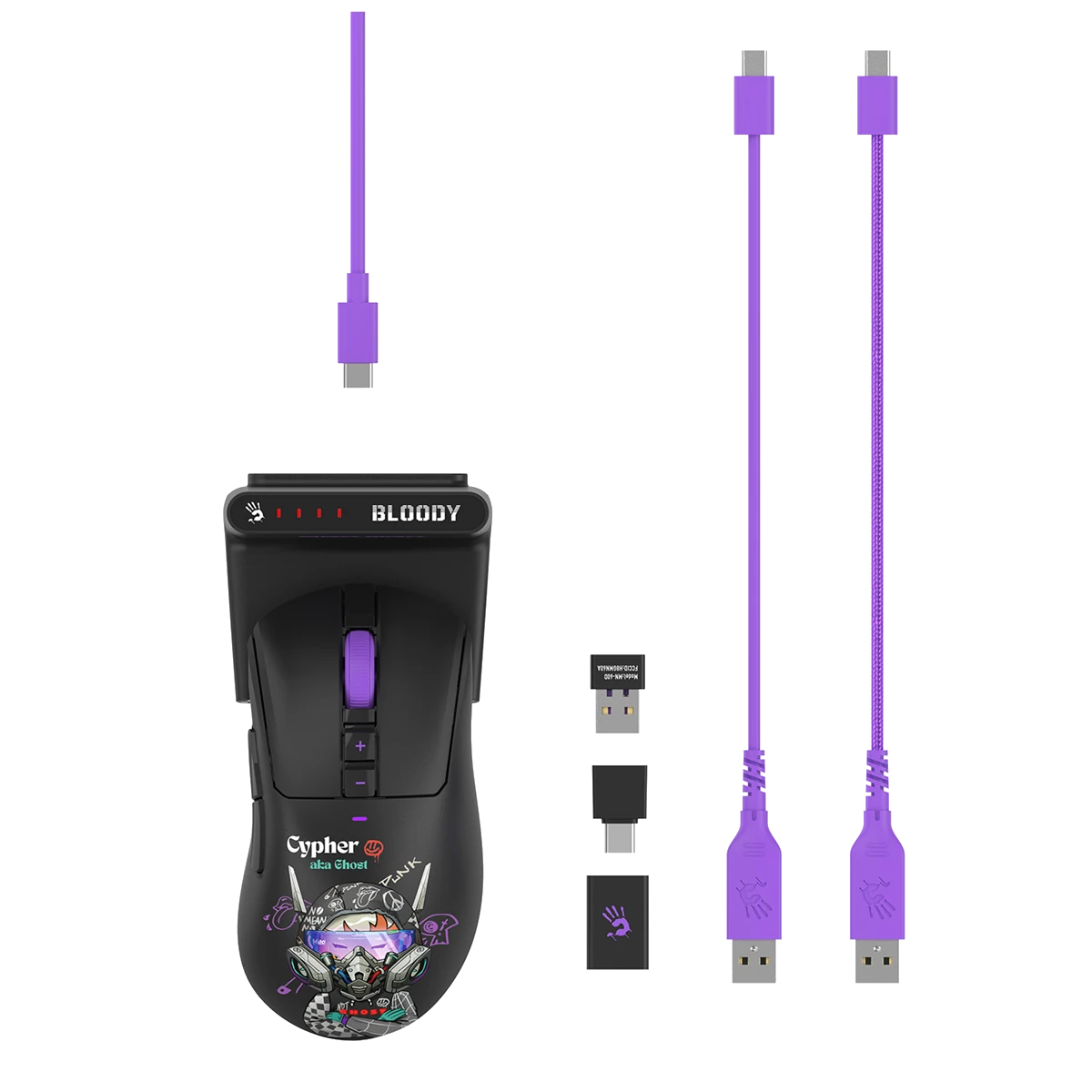 Bloody R73 Ultra Duo WaveLink Dual-Mode Wireless Gaming Mouse view 1