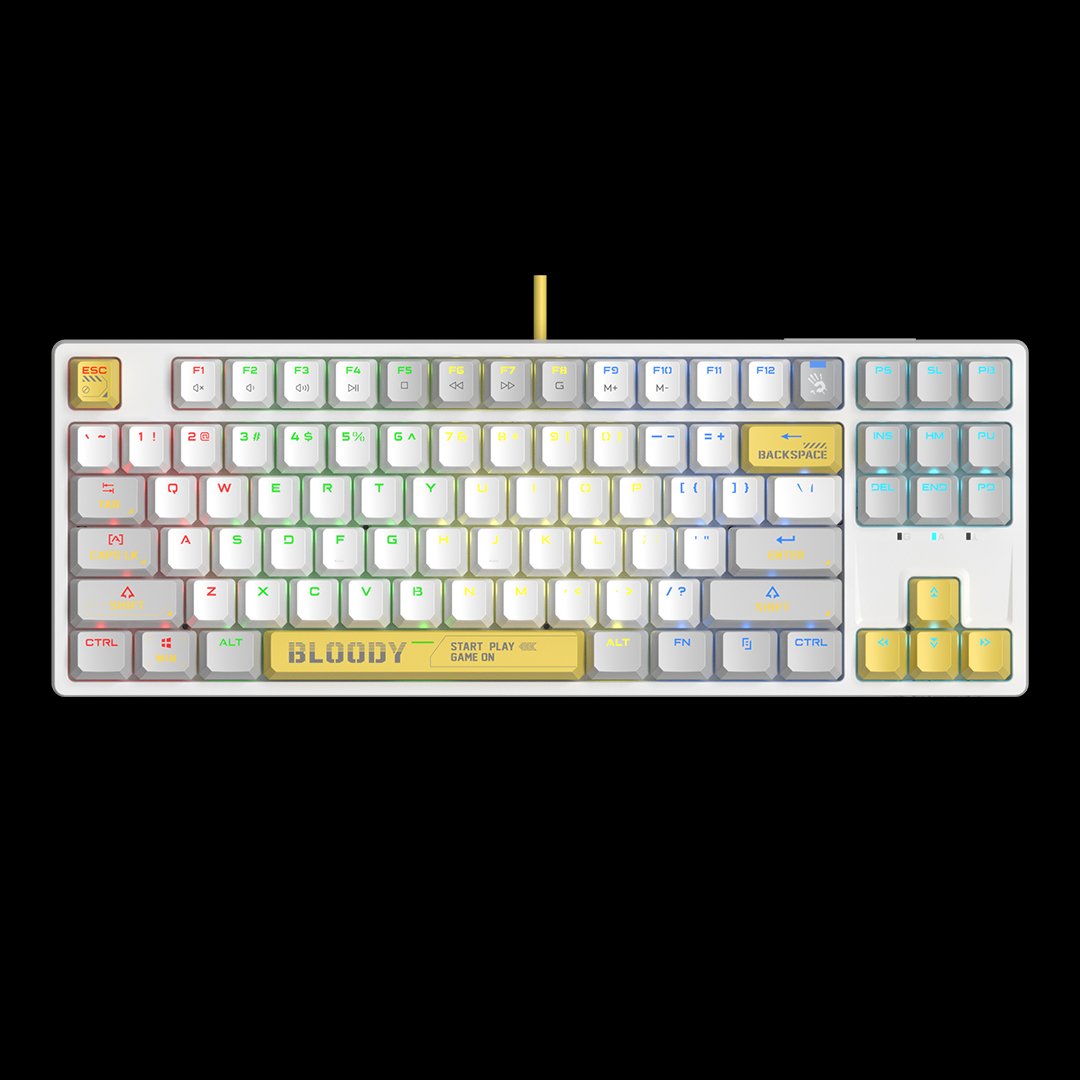 Bloody S87 RGB BLMS TKL Mechanical Keyboard 75% view 1