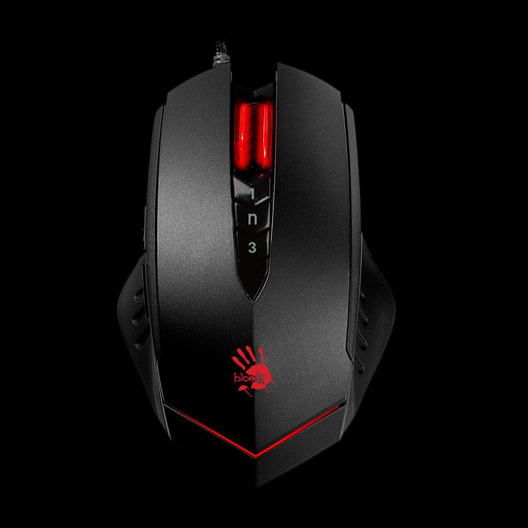 Bloody V8M X'Glide RGB Animation Gaming Mouse view 1