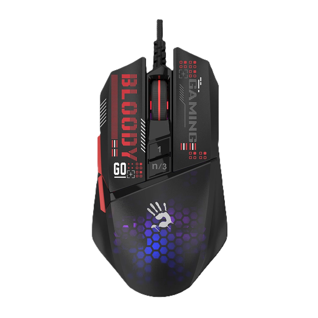 Bloody W60 Max Mini Lightweight RGB Gaming Mouse view 1