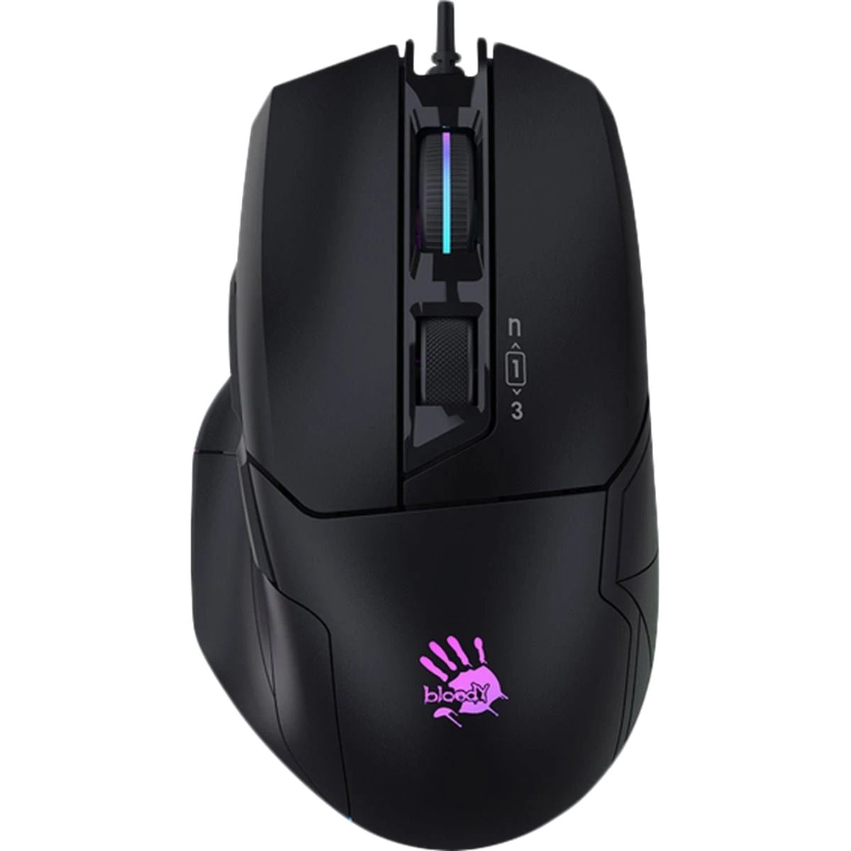 Bloody W70 Max 10000 CPI RGB Gaming Mouse view 1