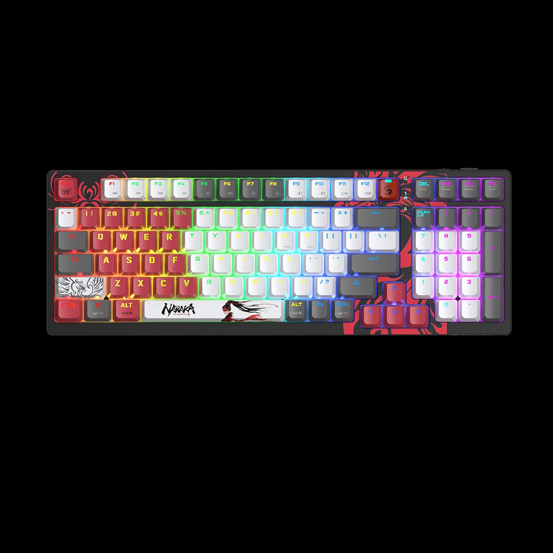 Bloody WS98 RGB Wireless BLMS Mechanical Keyboard view 1