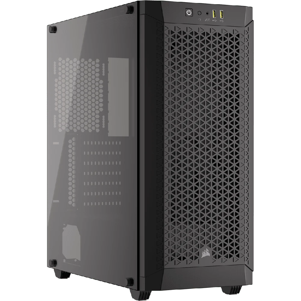 Corsair 480T Airflow Tempered Glass Mid-Tower Case - Black view 1