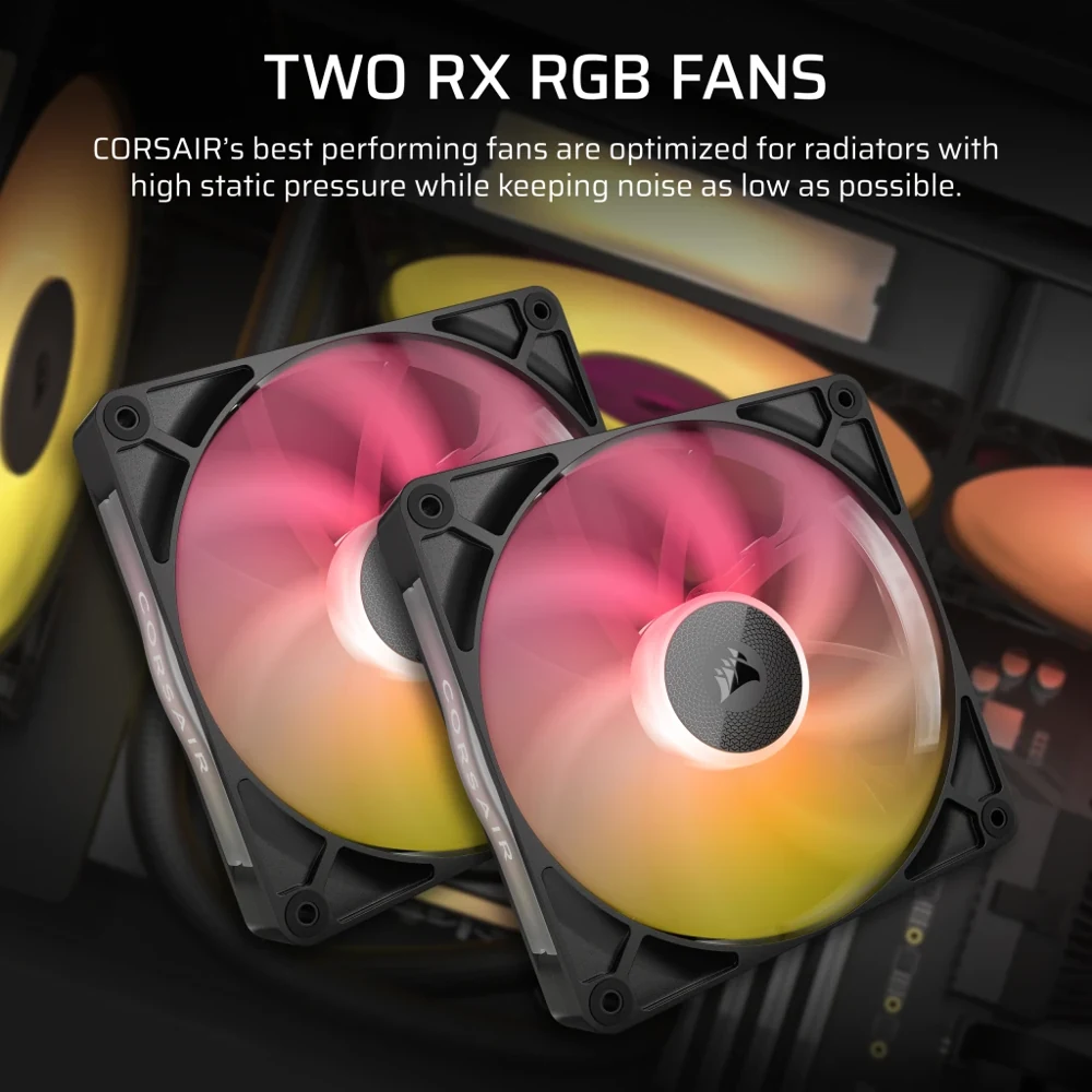 Corsair iCUE LINK Titan 280 RX RGB AIO Liquid CPU Cooler view 3
