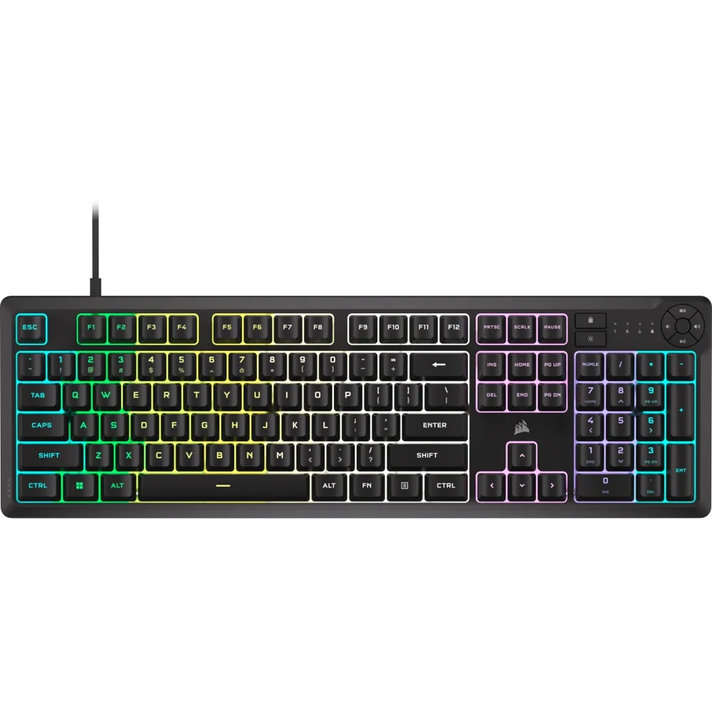 Corsair K55 CORE RGB Gaming Keyboard view 1