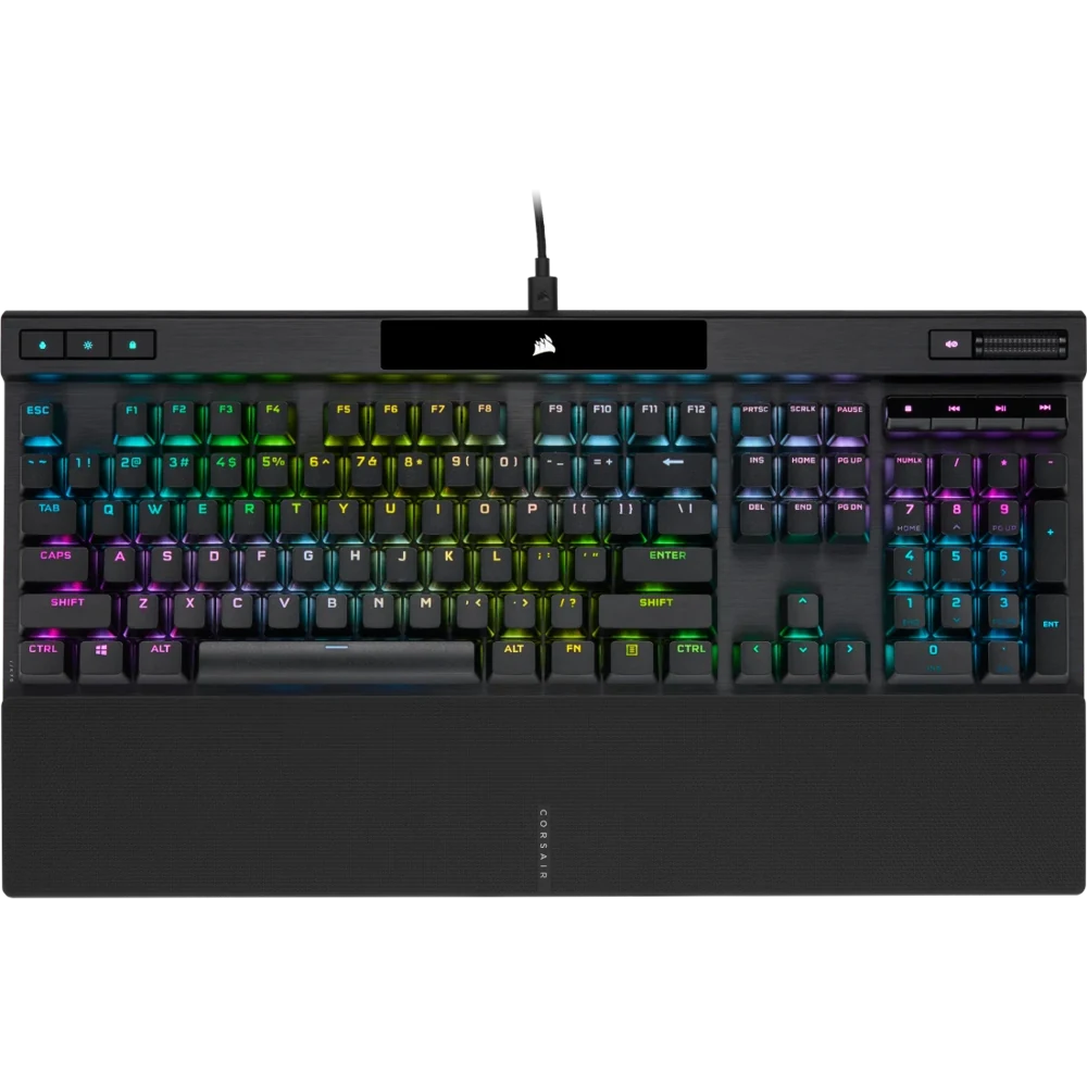 Corsair K70 RGB PRO Mechanical Gaming Keyboard with PBT Double Shot PRO Keycaps (Cherry MX Red) view 1