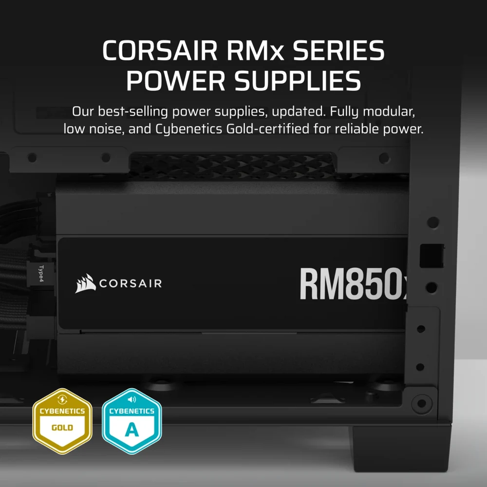 Corsair RM850x Fully Modular Power Supply view 2