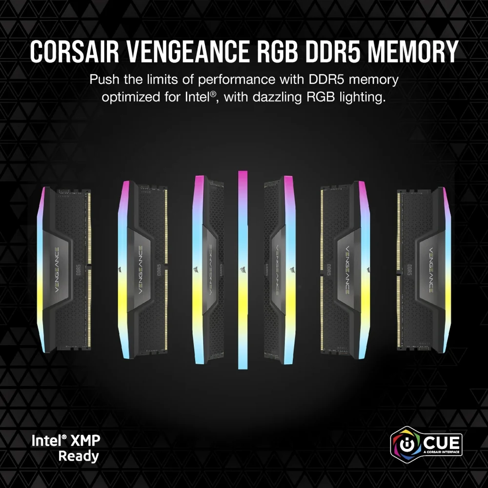 Corsair Vengeance RGB 32GB (2x16GB) DDR5 6200 Memory view 2