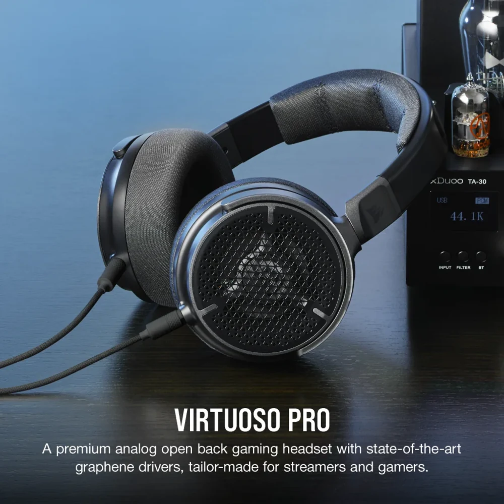 Corsair Virtuoso Pro Open Back Streaming/Gaming Headset view 1